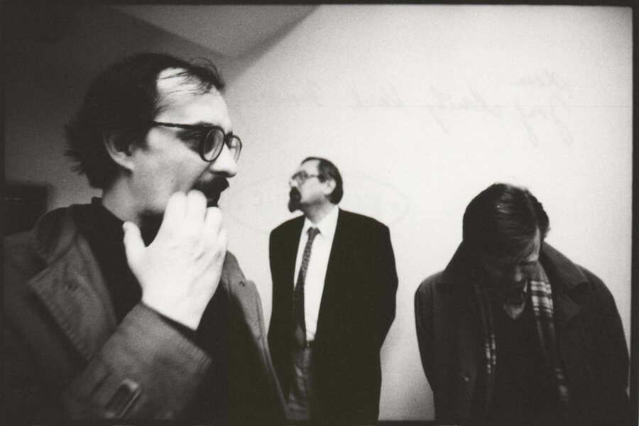 zleva: Josef Daněk, Karel Moudrý, Pavel Kostrhun